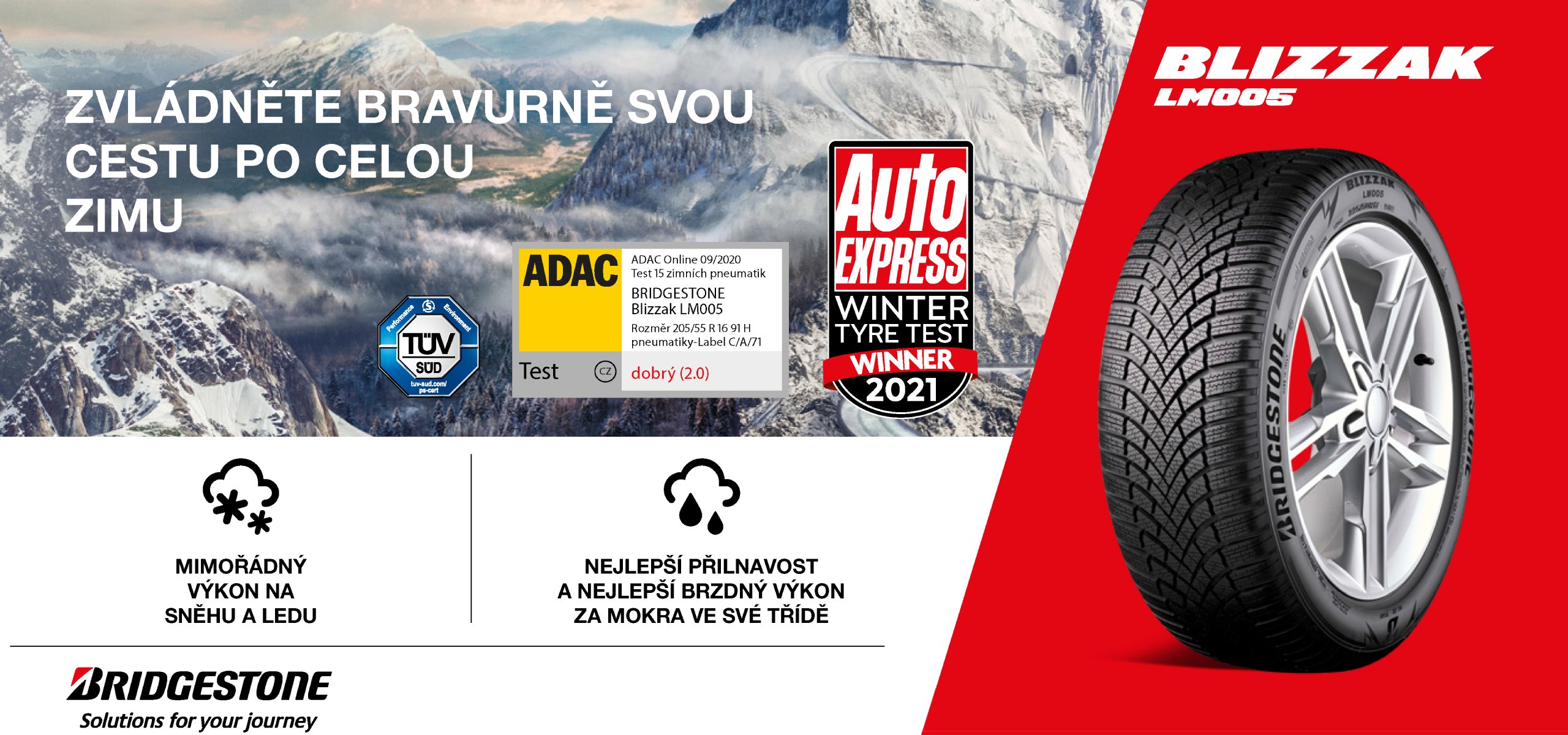 Zimní pneumatiky Bridgestone