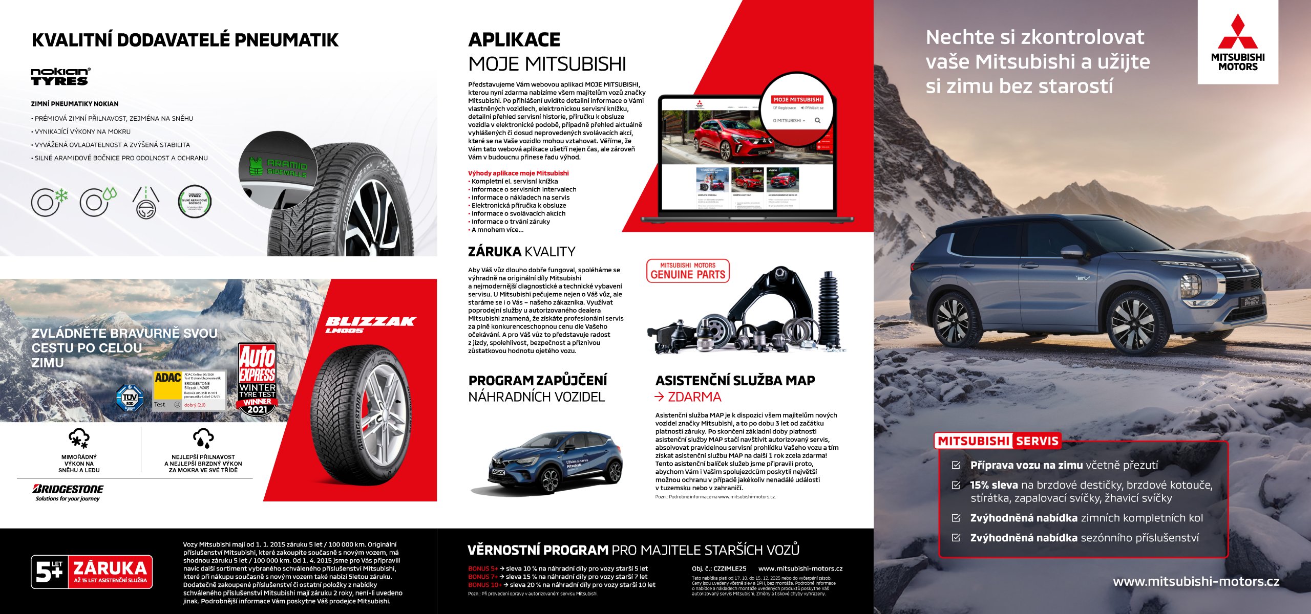 Mitsubishi zimní kampaň 2025 - leták v PDF